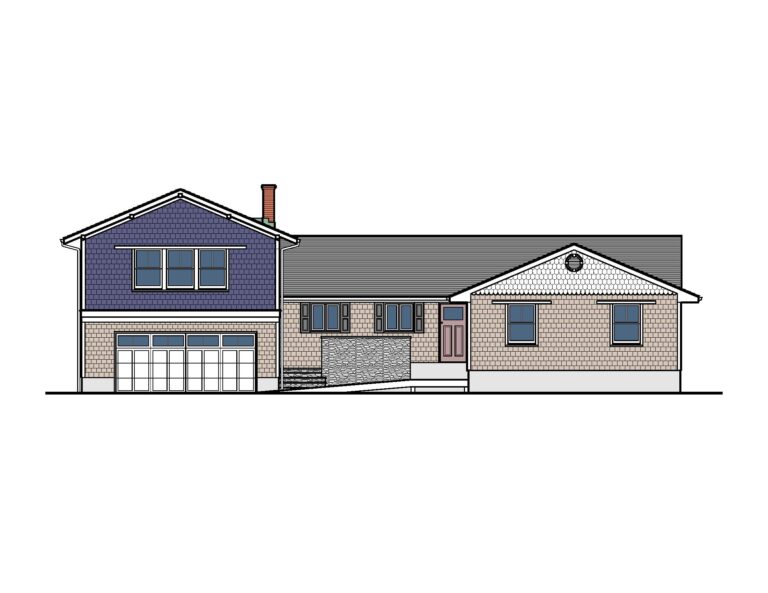 Accessibility Addition Proposed Front Facade